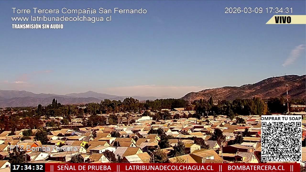 San Fernando, Chile EN VIVO Señal 24/7 (Señal de prueba)