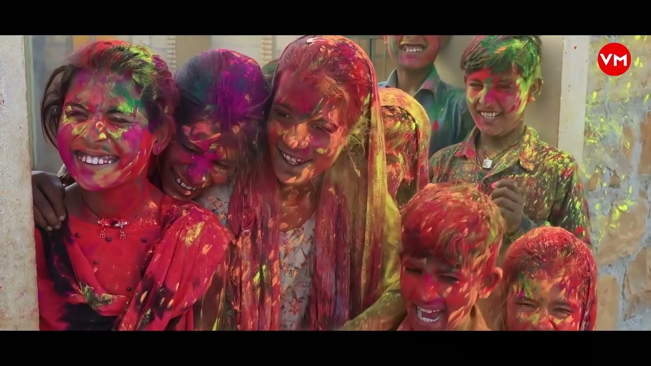 Holi Song 2026 | Rang Barse Celebration with Kids & Family | Festival of Colors