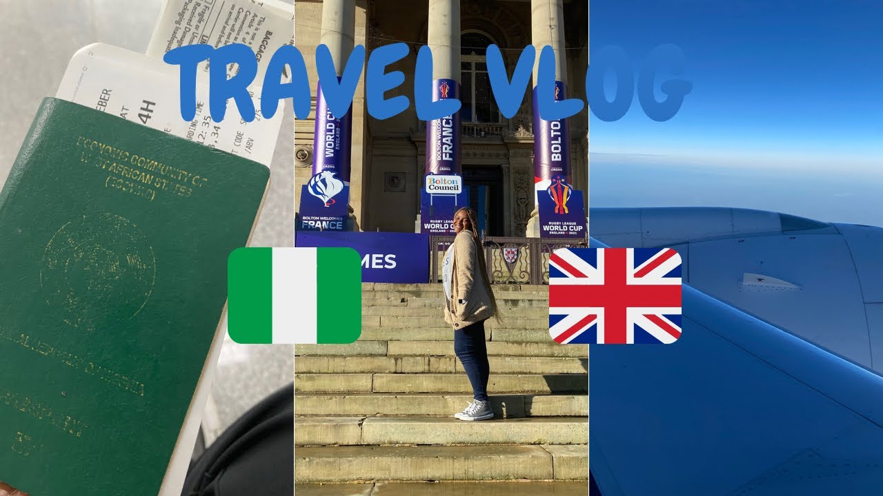 TRAVEL VLOG FROM NIGERIA TO UK.