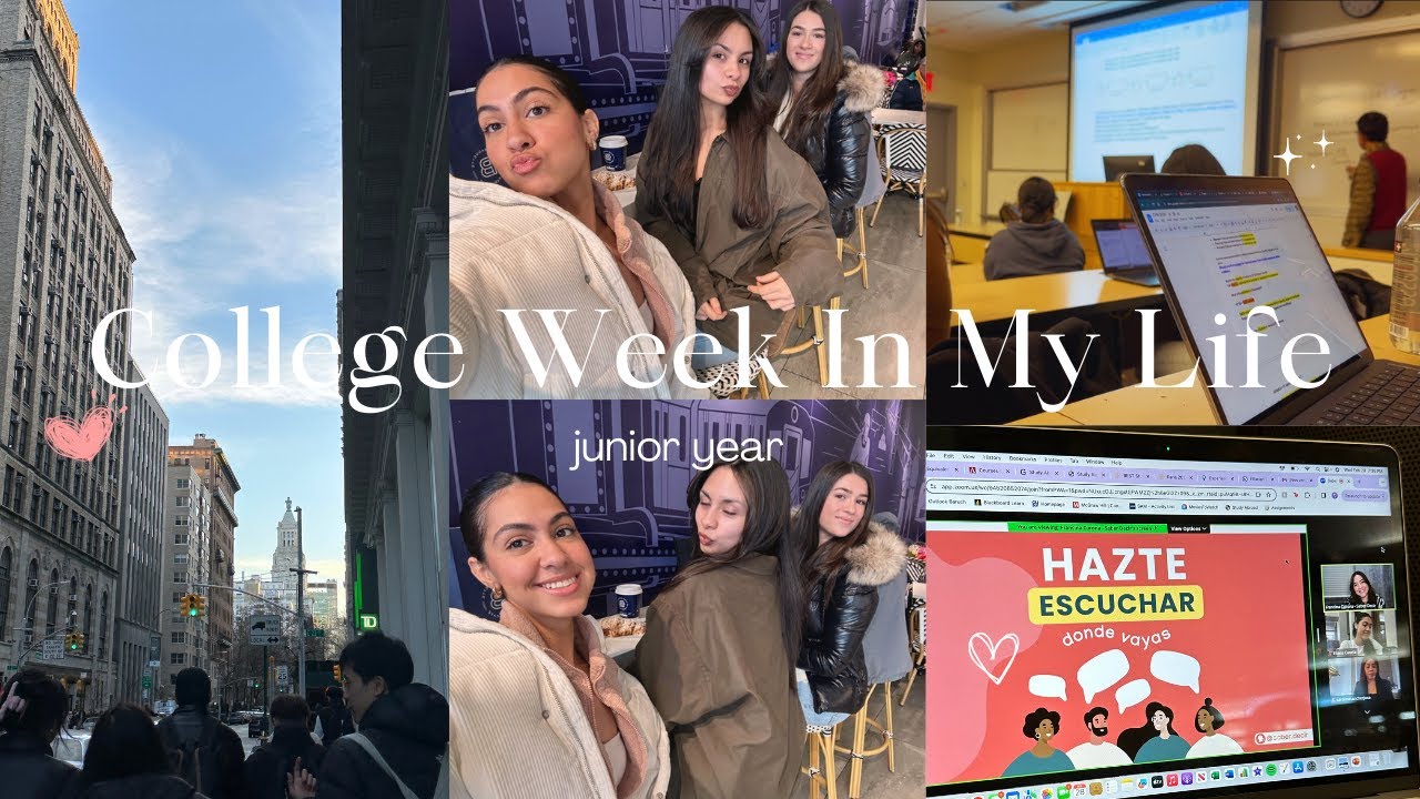 College Week In My Life | Baruch College Student, Being Productive, Studying, +