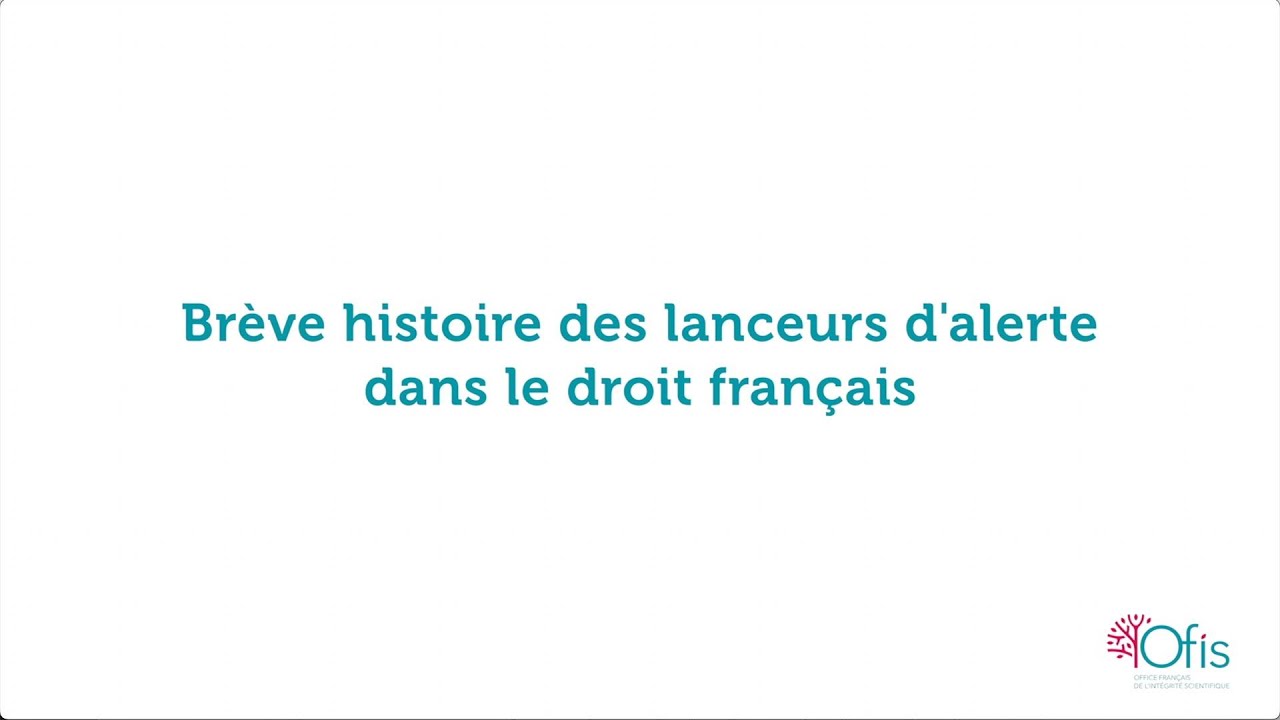 Brève histoire des lanceurs d’alerte dans le droit français