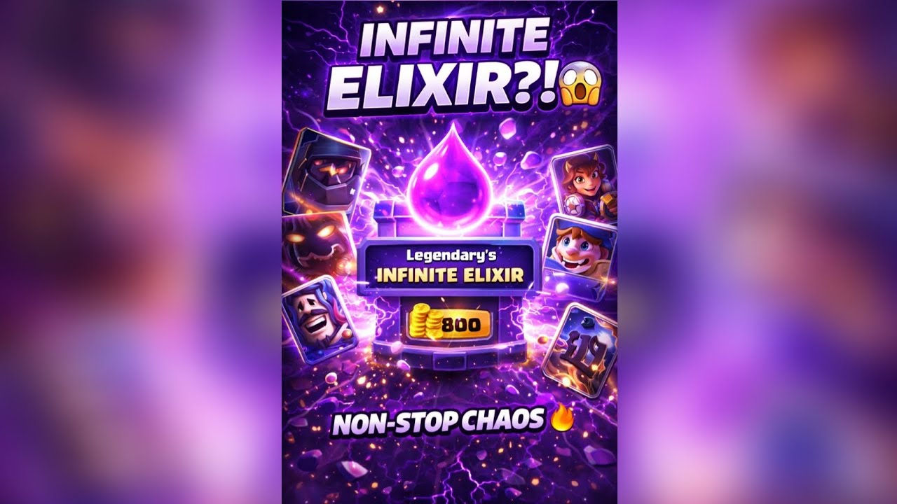 LEGENDARY&rsquo;S INFINITE ELIXIR IS INSANE! 😱 Non-Stop Chaos! | #clashroyale 