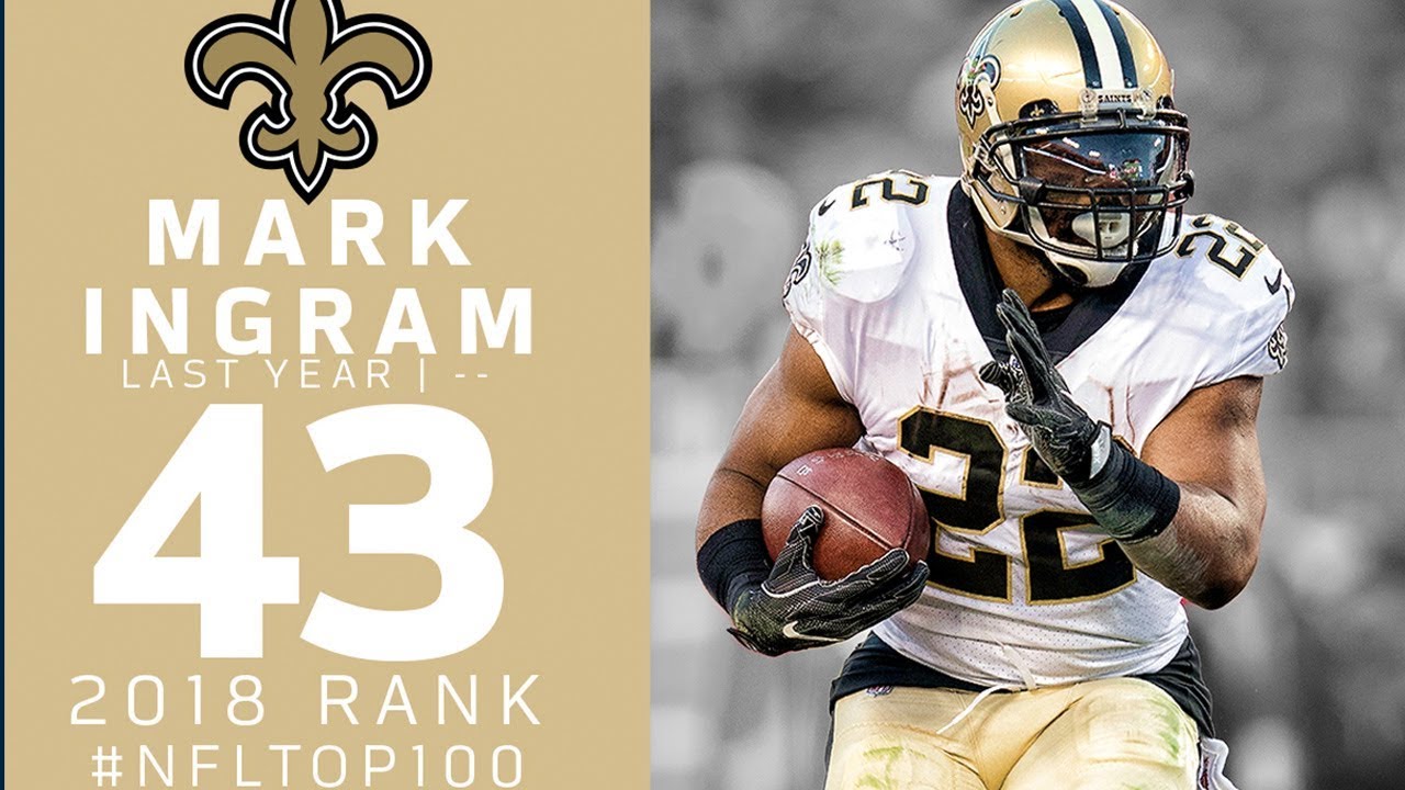 #43: Mark Ingram (RB, Saints) | Top 100 Players of 2018 | NFL