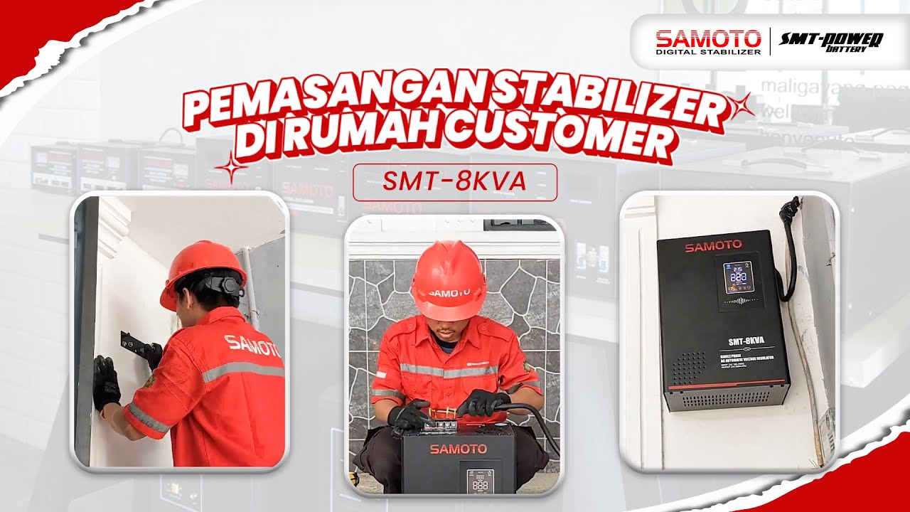 Pemasangan SMT-8000VA di Tempat Customer | Dipasang oleh Teknisi Profesional
