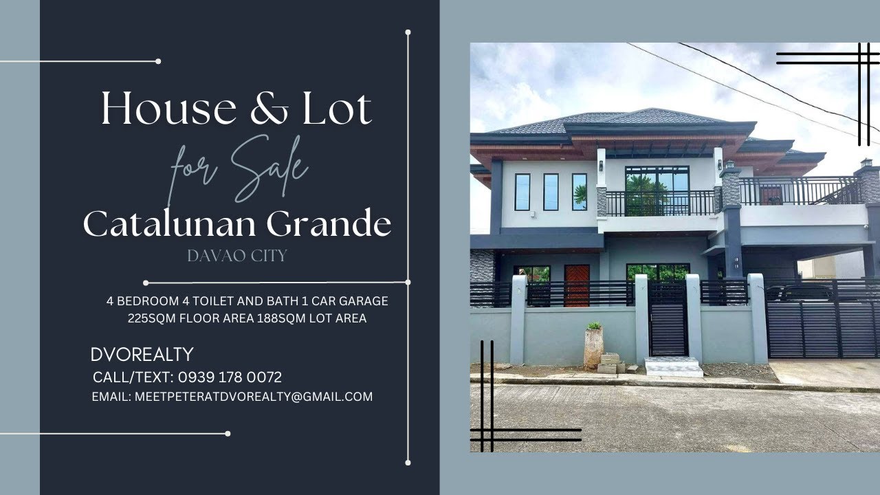 CATALUNAN GRANDE HOUSE AND LOT FOR SALE
