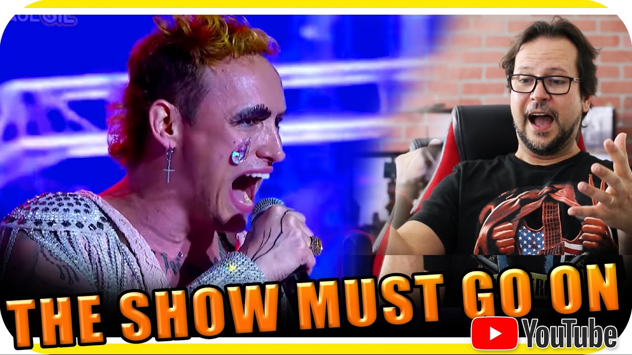 RICKY VALLEN The Show Must Go On - Freddie Mercury Queen - Marcio Guerra