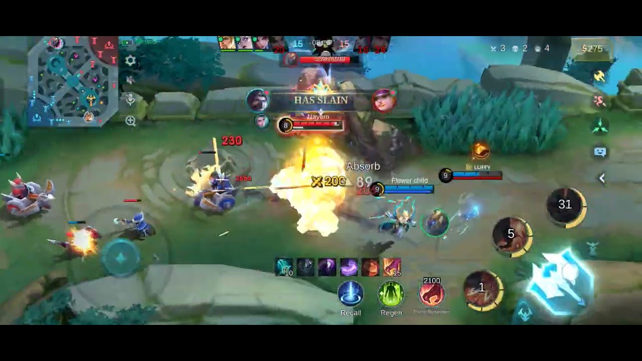 Hayabusa gameplay with potato device mobile legend 5v5 #hayabusaskillcombo 