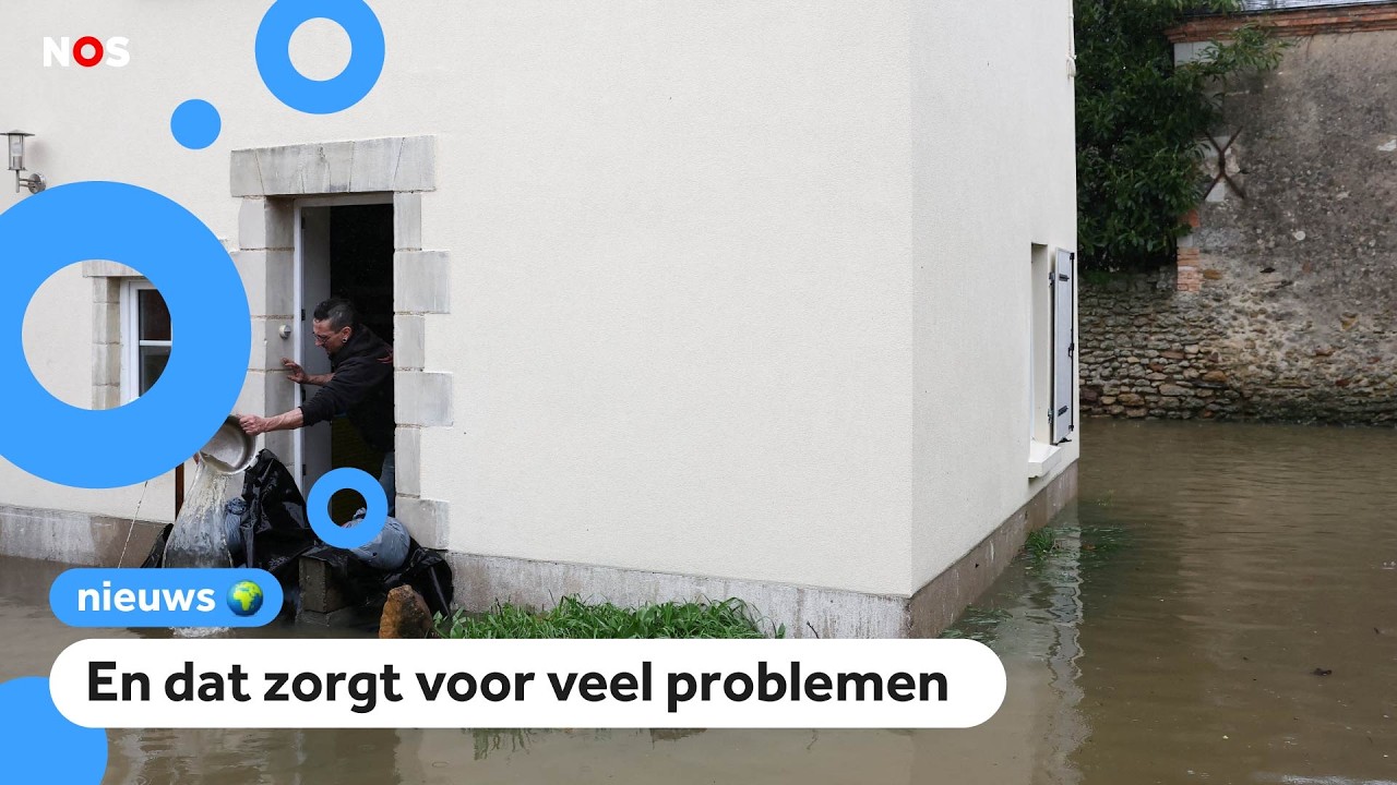 In Frankrijk regent het al 36 dagen op rij