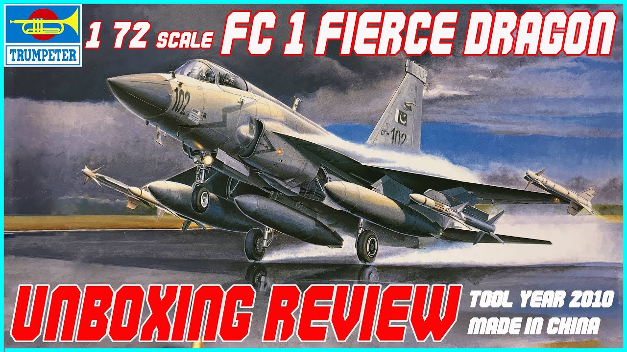 TRUMPETER 1/72 FC-1/JF-17  FIERCE DRAGON/THUNDER UNBOXING REVIEW