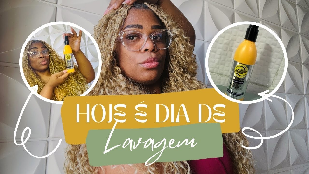 Vem Lavar essa #bohobraids comigo com o shampoo da #sermulher #cabelobiofibra #fashionyou