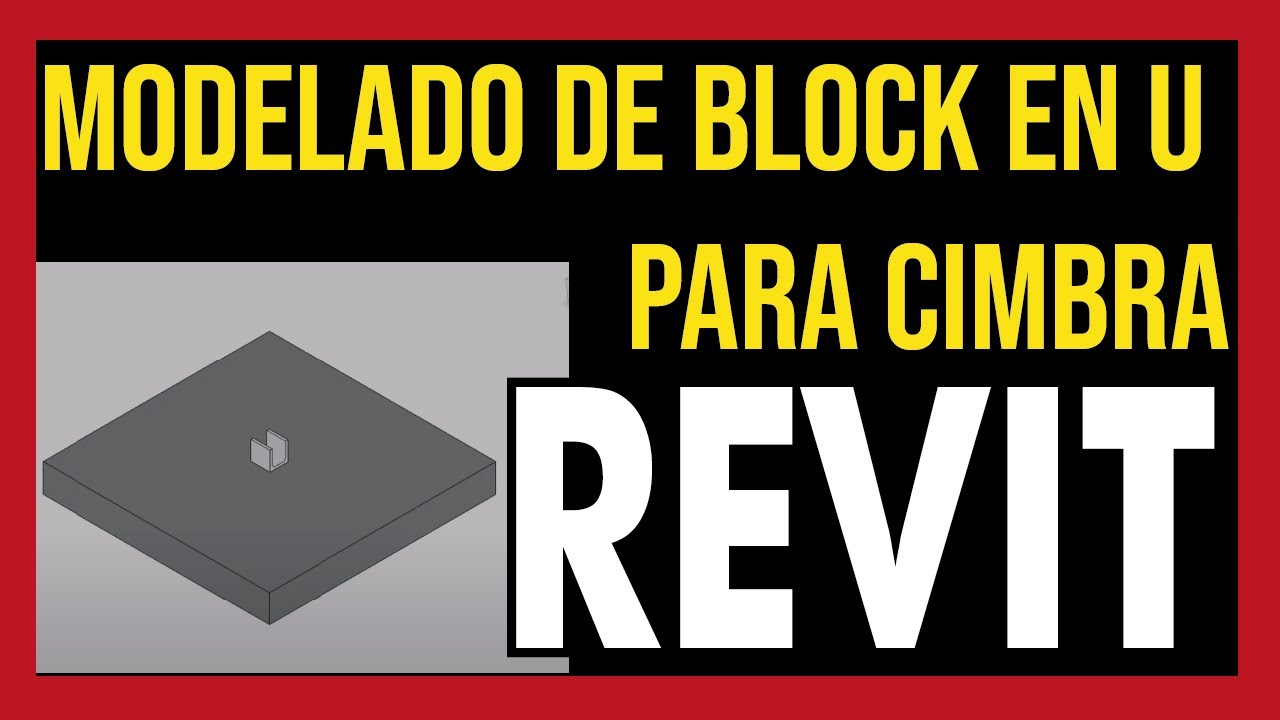 Modelado Block U Beam Concrete para cimbra 🔴 *DIRECTO*