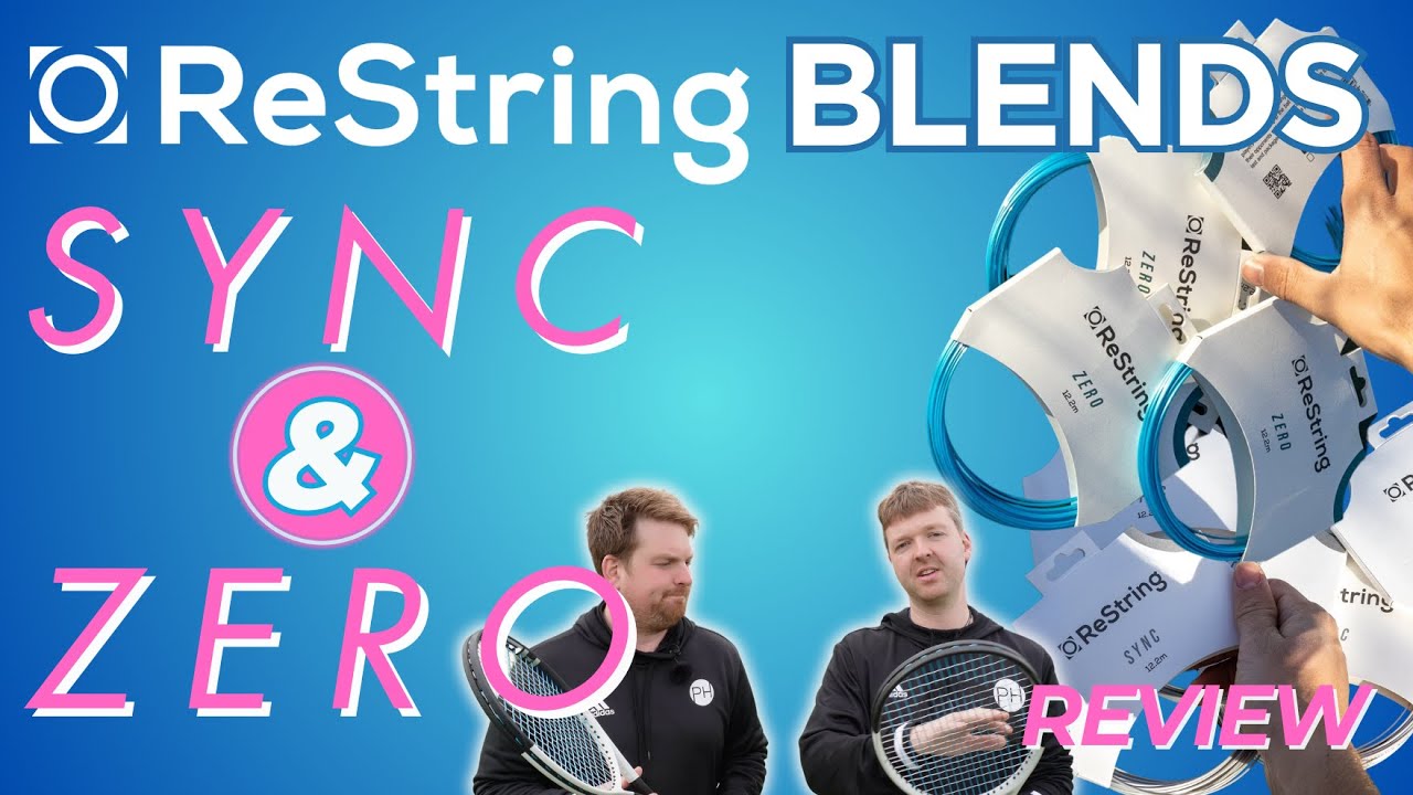 ОБЗОР: ReString Zero И Restring Sync | Две лучшие теннисные струны вместе | Гибридные струны