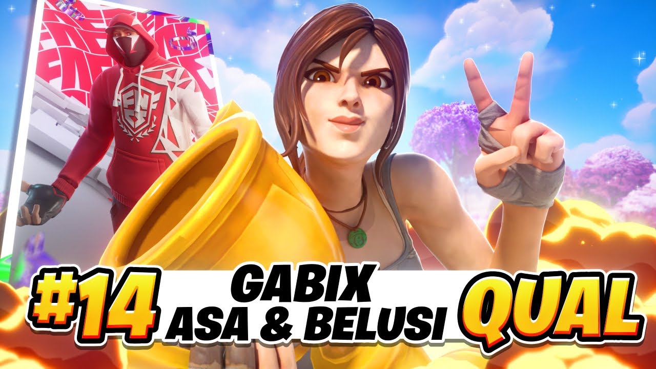 QUALIFIED FOR FNCS FINALS w/ Belusi & Asa 😈 | Gabix
