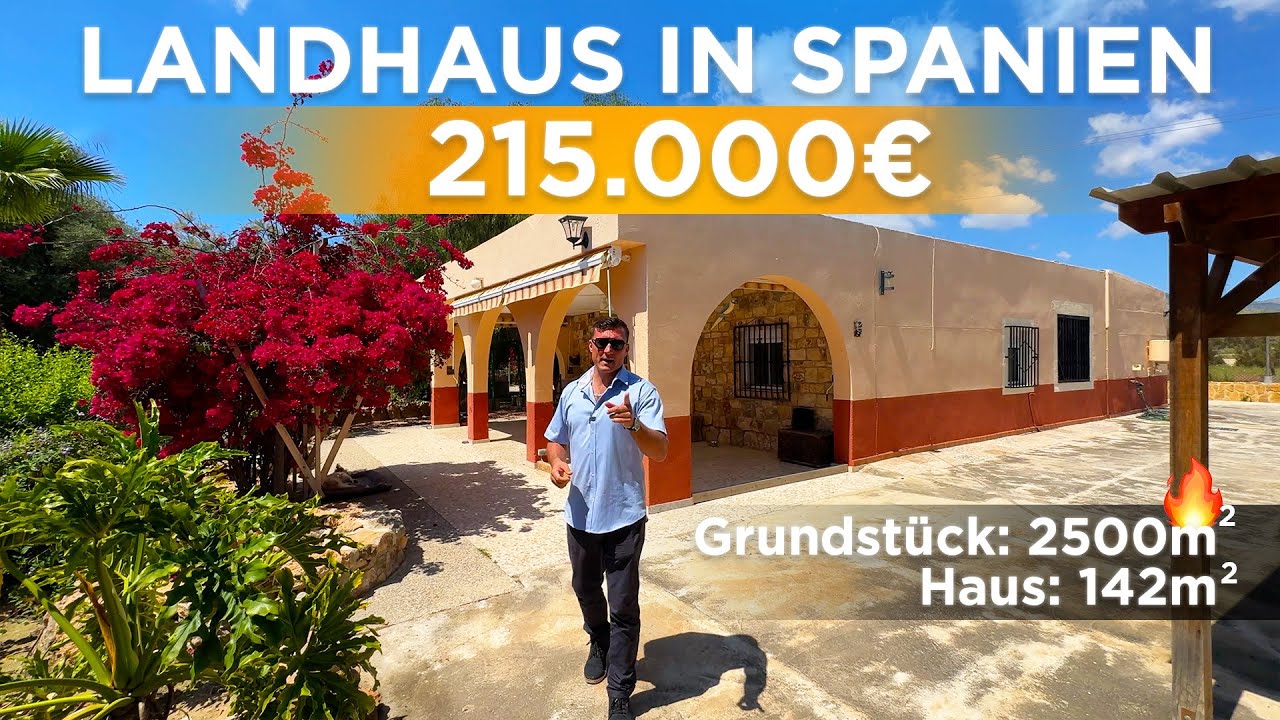 Landhaus mit Gästehaus 🌴🏠 Mediterraner Garten und hervorragende Lage in Spanien, Crevillente