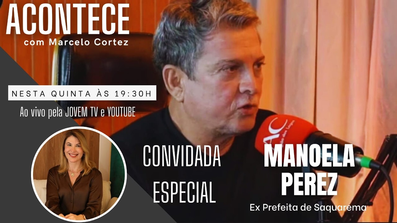 Acontece com Marcelo Cortez: Entrevista com Manoela Perez- 05/03/2026