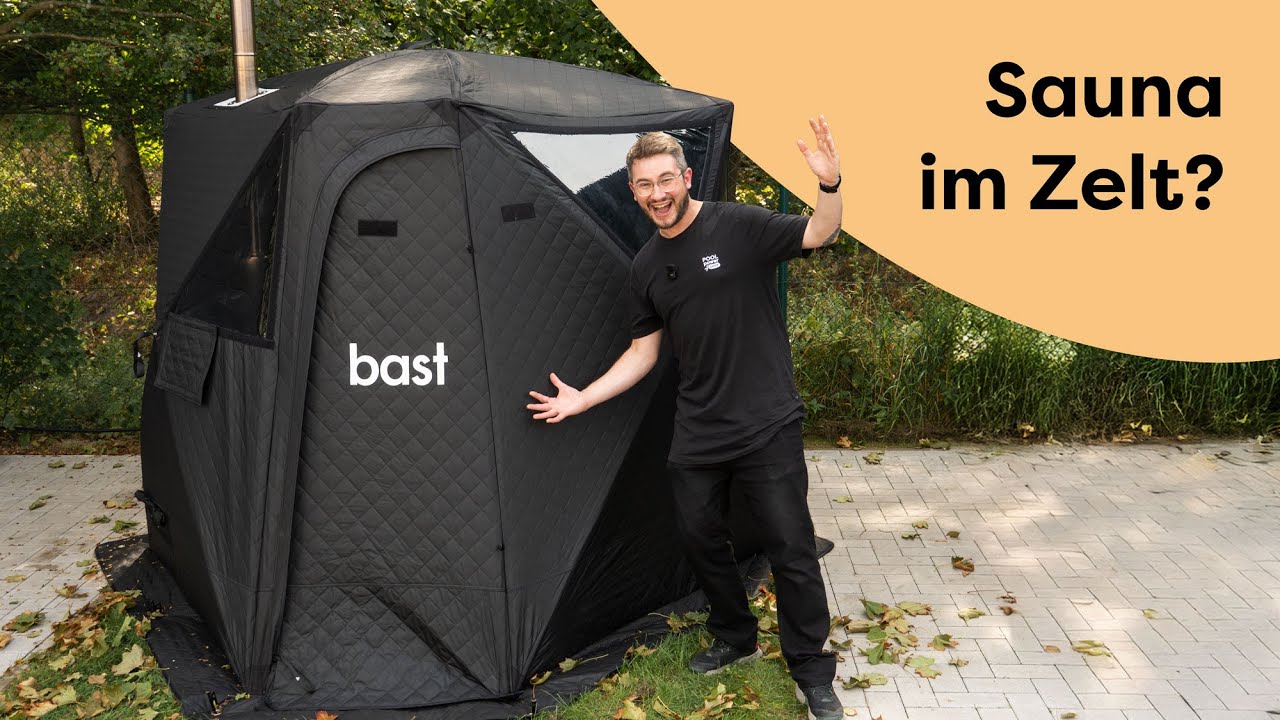Bast Zeltsauna vorgestellt | Outdoor Sauna für den Garten