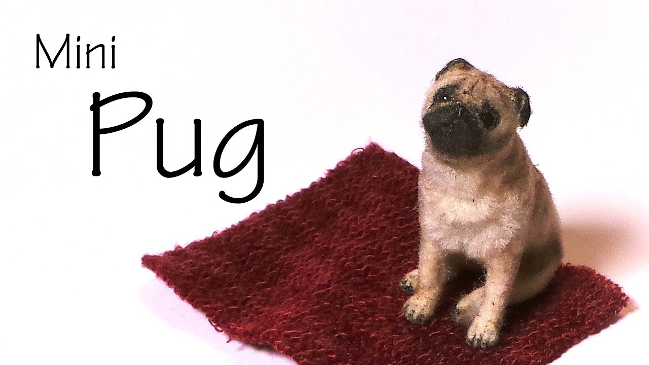 Miniature Pug - Polymer Clay Tutorial