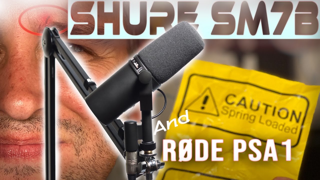 RODE PSA1 Boom Arm + SHURE SM7B SETUP and REVIEW