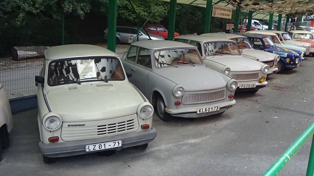 Vozy Trabant v Trabant muzeu Motol 29.9.2024