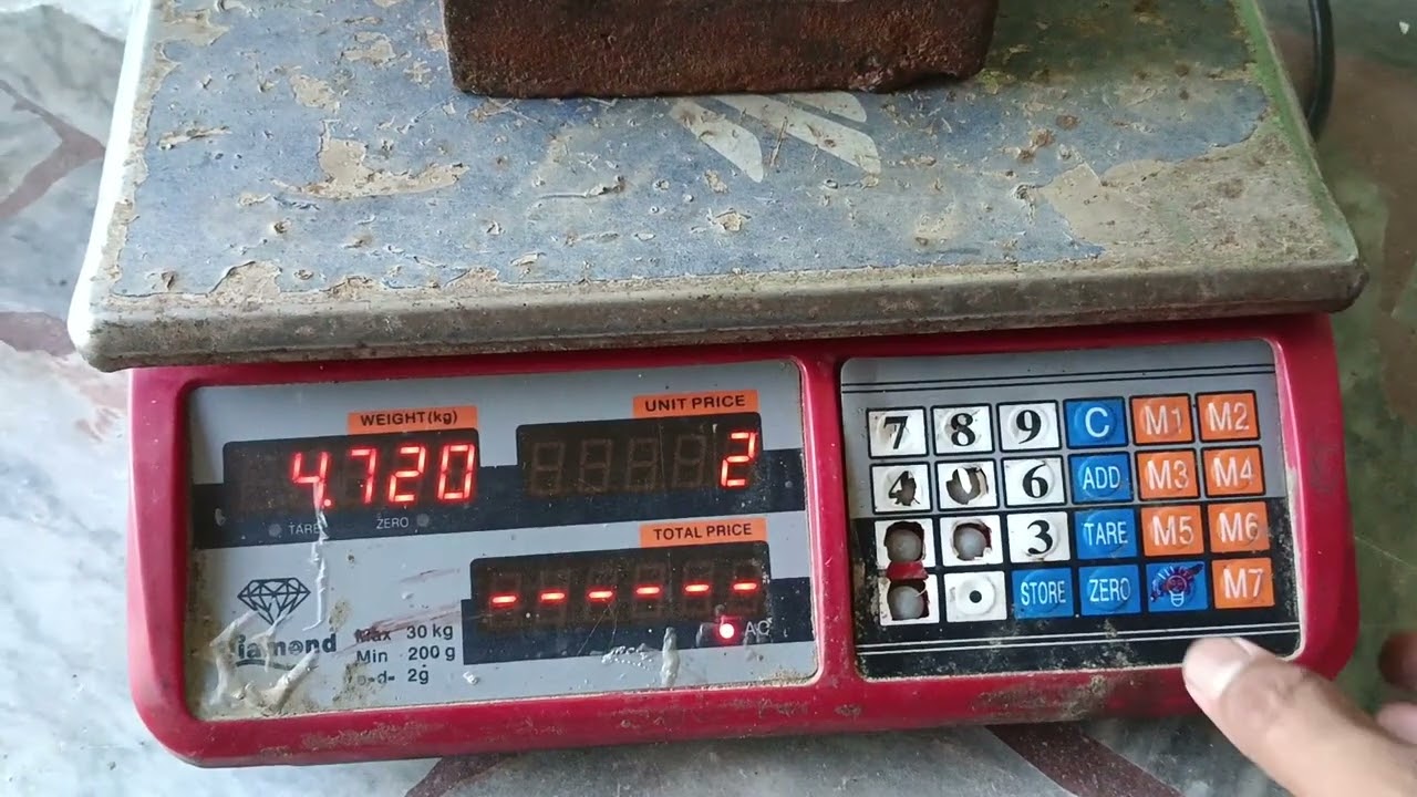 35 Kg Scale Model Diamond ki Complete Calibration settings..