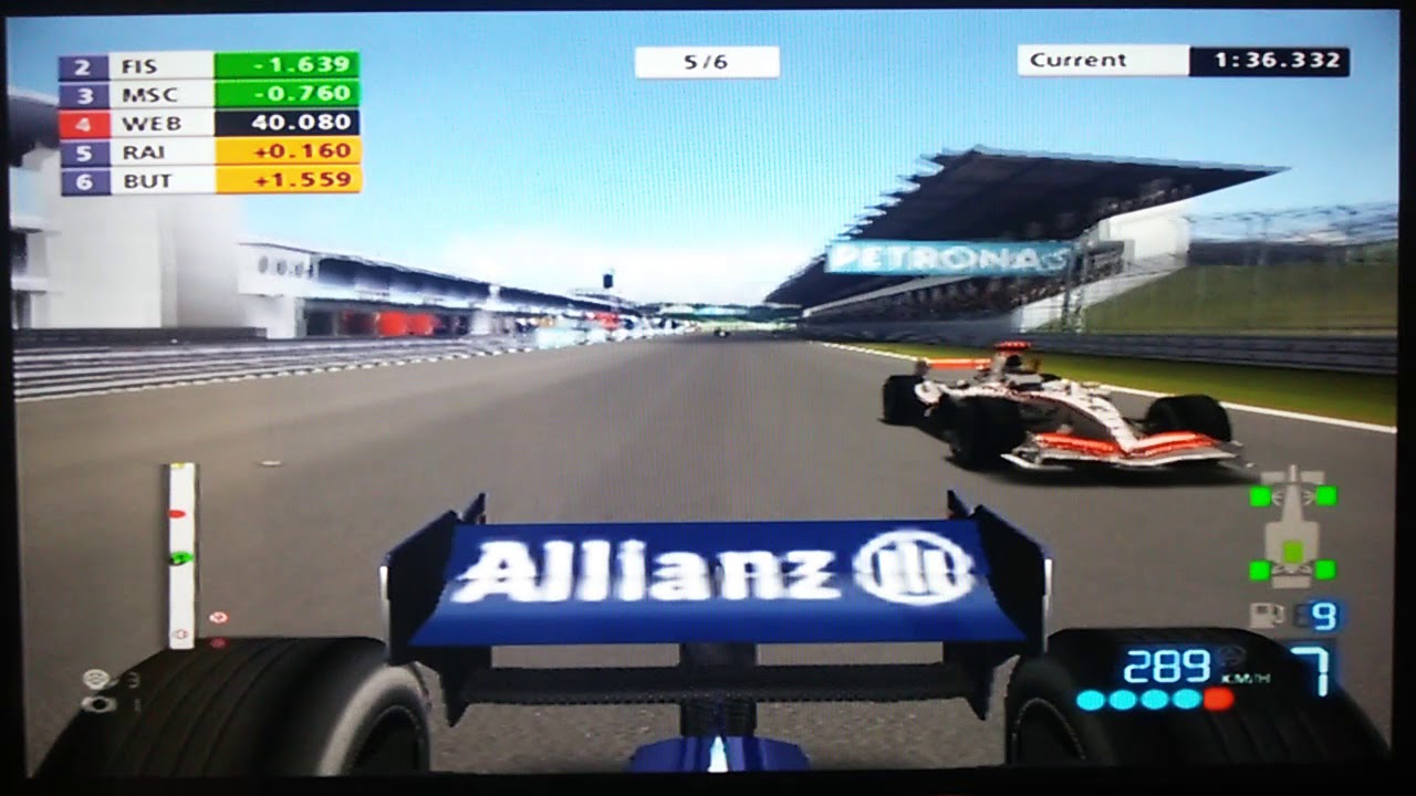 F1 2006 PS2 - World Championship #2 Williams - Malaysian GP