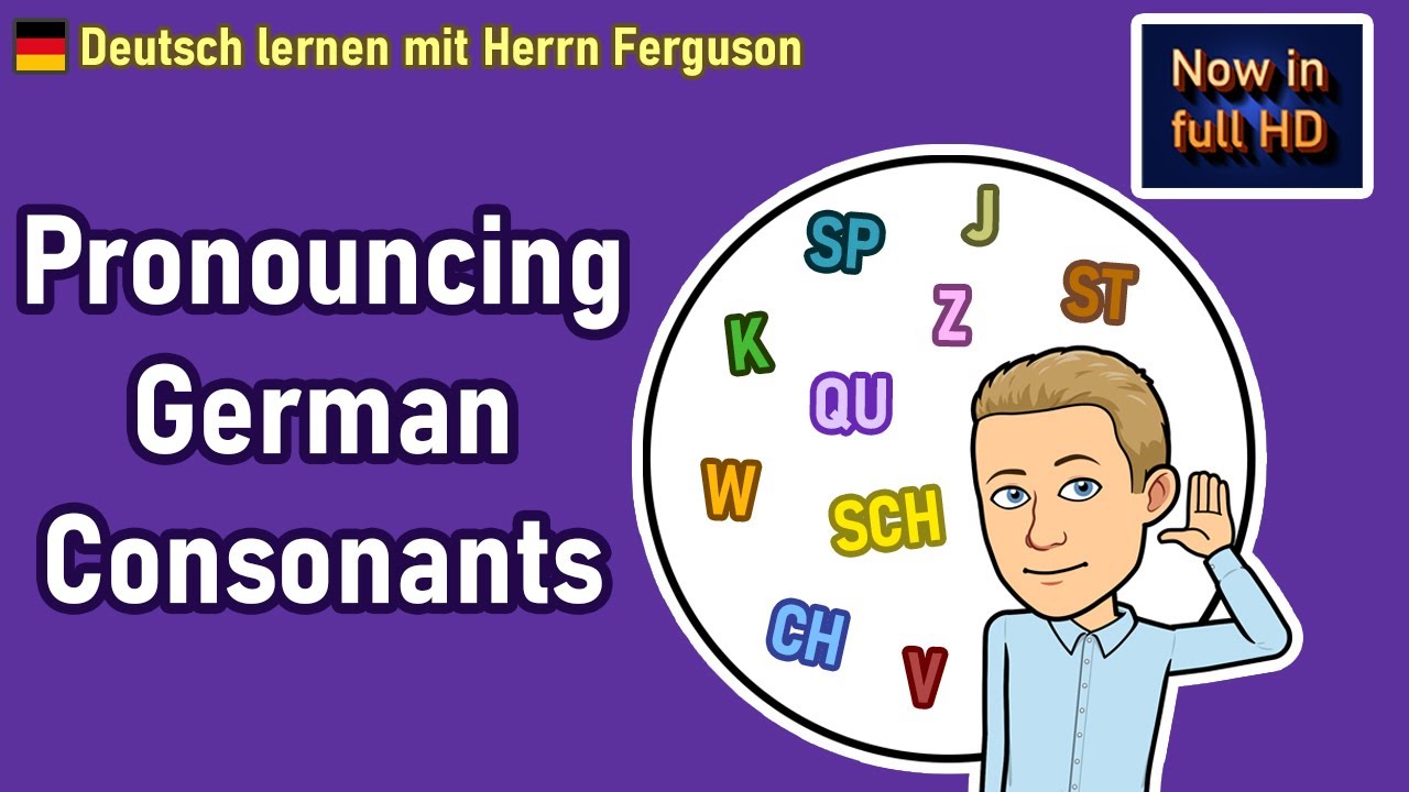 Master German Consonant Pronunciation 🗣️🔊 Tips & Techniques for Beginners | German Language Tutorial