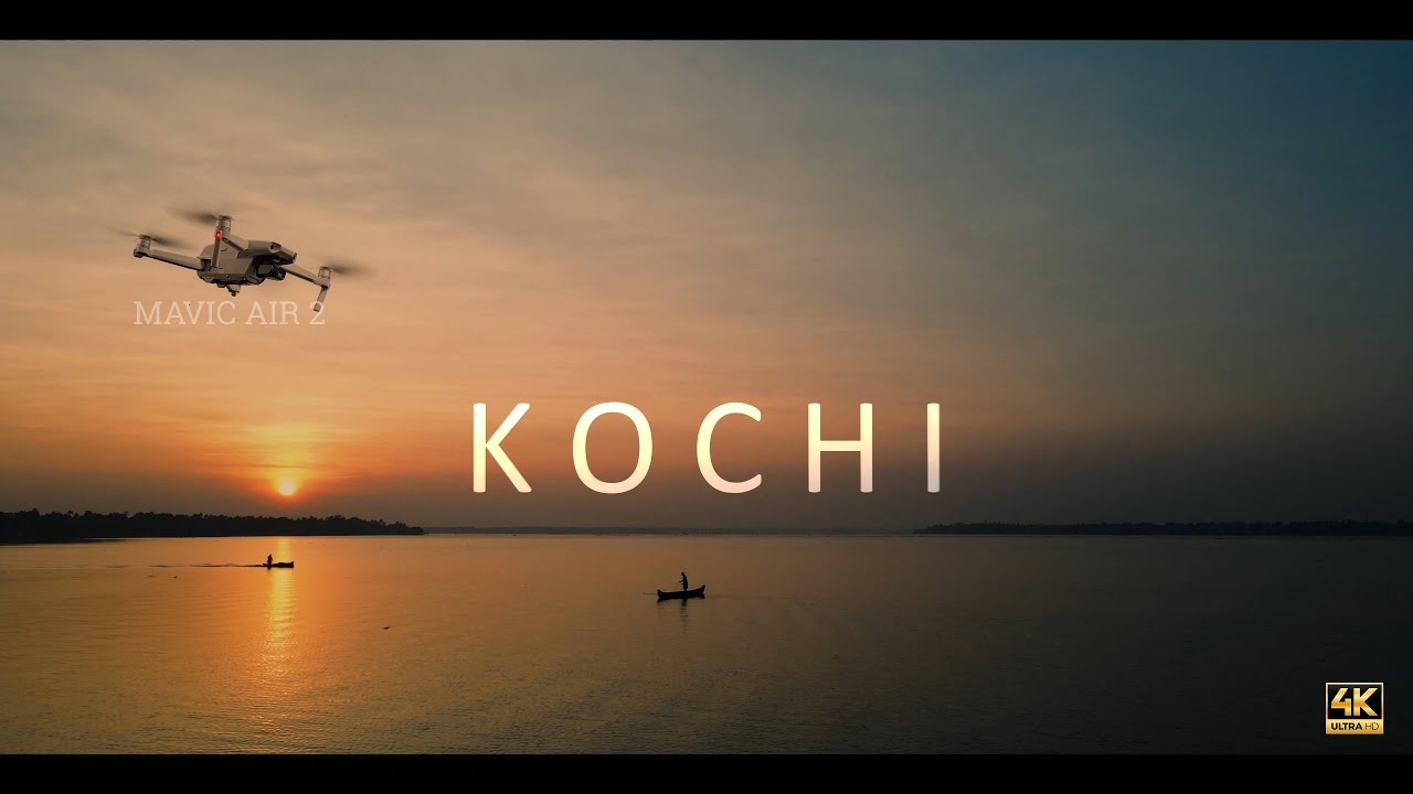 Kochi Aerial View  4K | Cinematic video | DJI Mavic Air 2