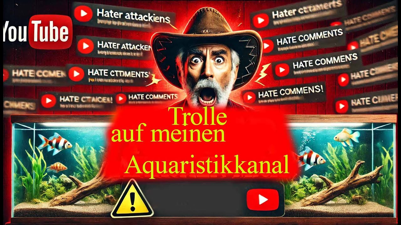 So gehen YouTube-Trolle gegen meinen Aqauristikkanal vor