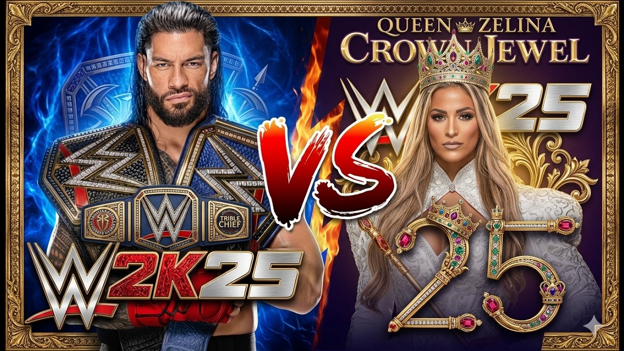 WWE 2K25 LIVE : ROMAN REIGNS VS JANNIFER SMACK DOWN LIVE 14 #verticallive #2k25