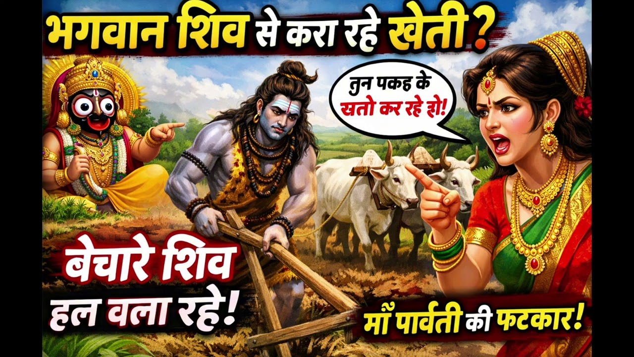 क्या भगवान जगन्नाथ ने शिव जी से करवाई खेती? 😱 माँ पार्वती क्यों हुई गुस्सा!