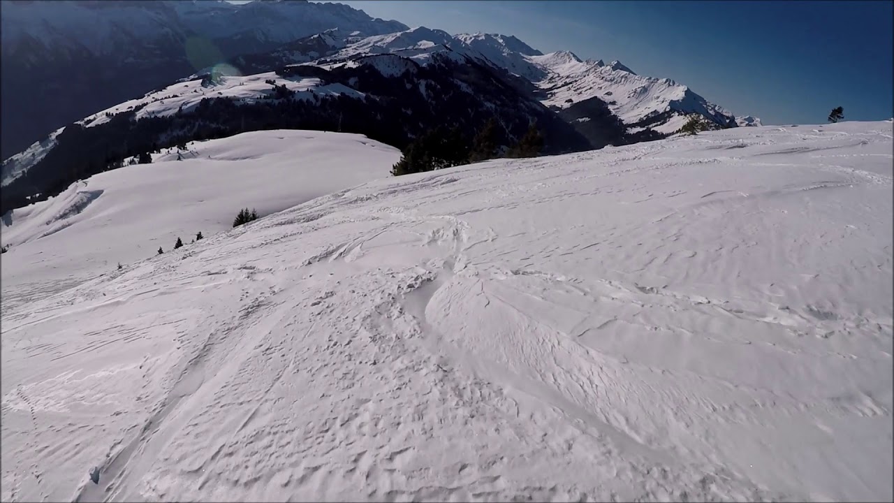 ski-randonn&eacute;e Pointe de Bellevue depuis Champeronne, Region Dents du Midi, Morgins, 29-12-2019