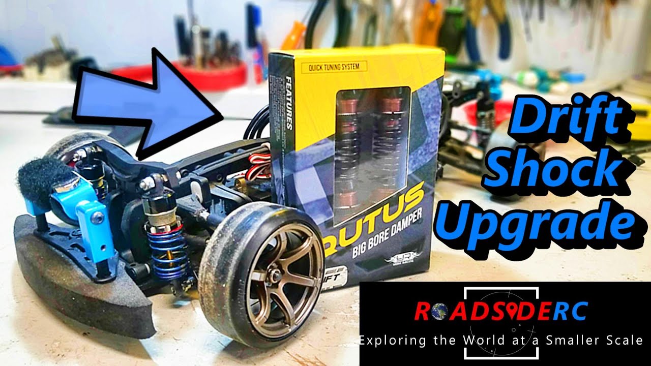 RWD RC Drift Shock Upgrade!  [Yeah Racing QUTUS Dampers / Shocks] Assembled, Installed, Tested