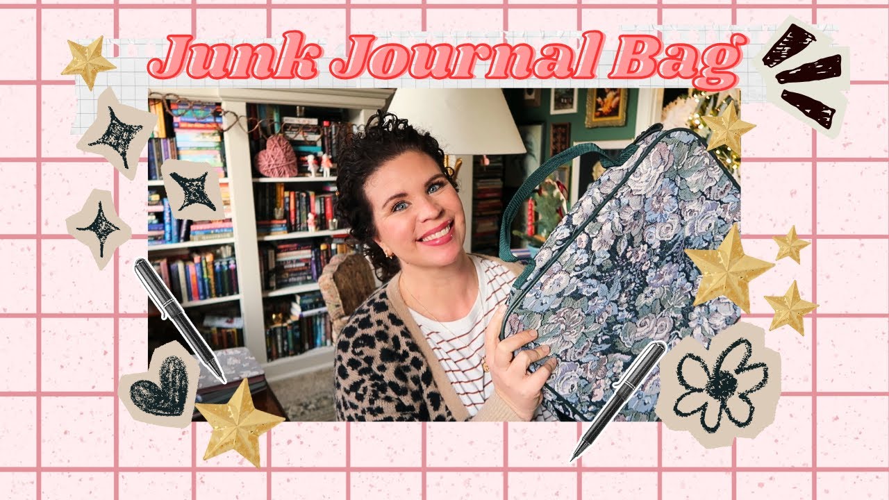 Let’s Organize My Journaling Supplies ✨ | Cozy Junk Journal Bag Setup + Book Journal Plans