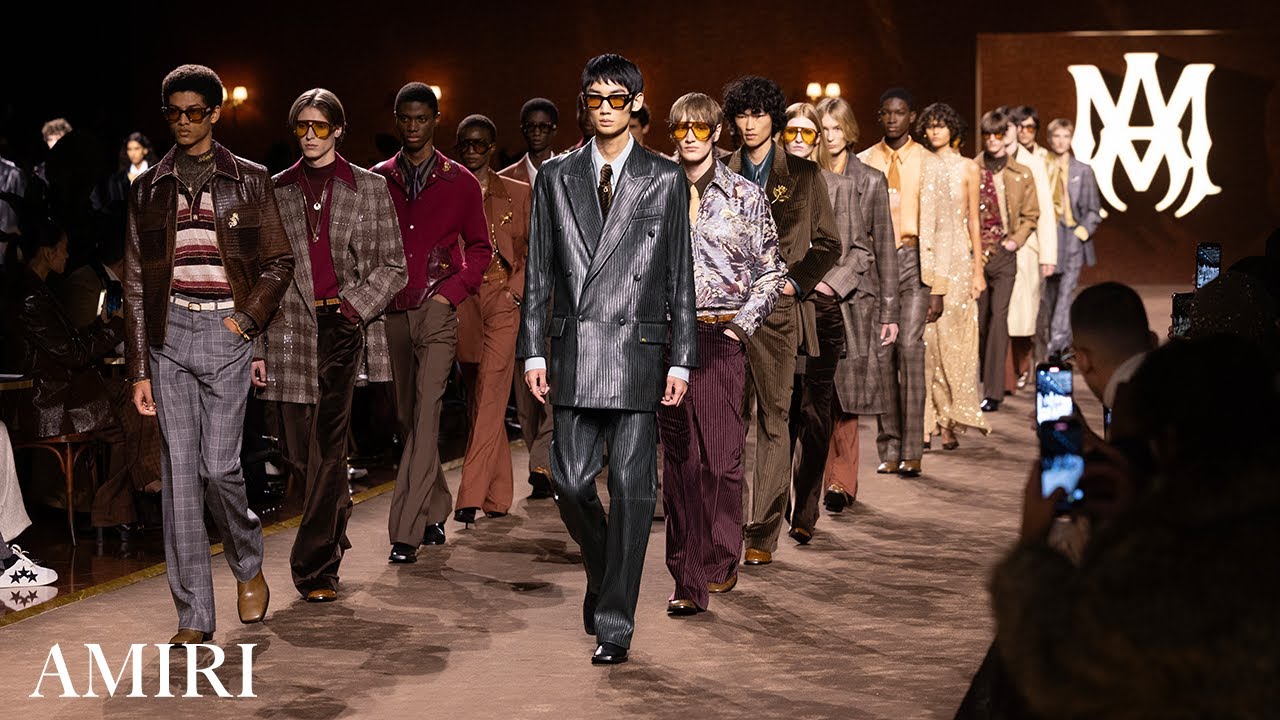 AMIRI AUTUMN-WINTER 2025 RUNWAY SHOW