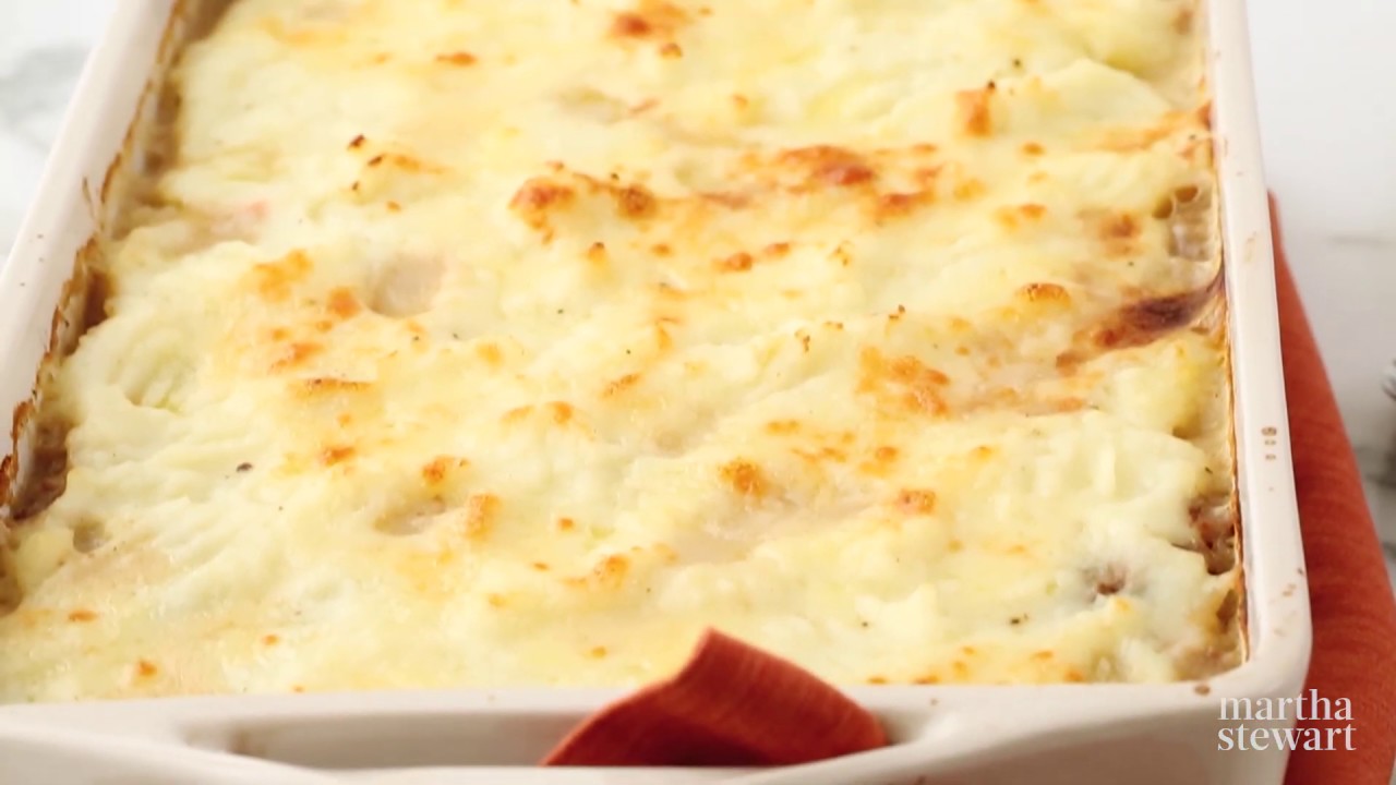 Cheddar-Topped Shepherd's Pie - Martha Stewart