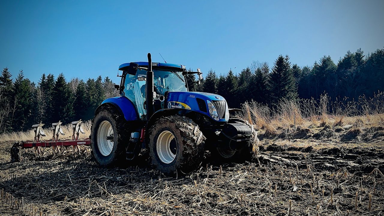 New Holland T7030 Plowing/Orka 2025