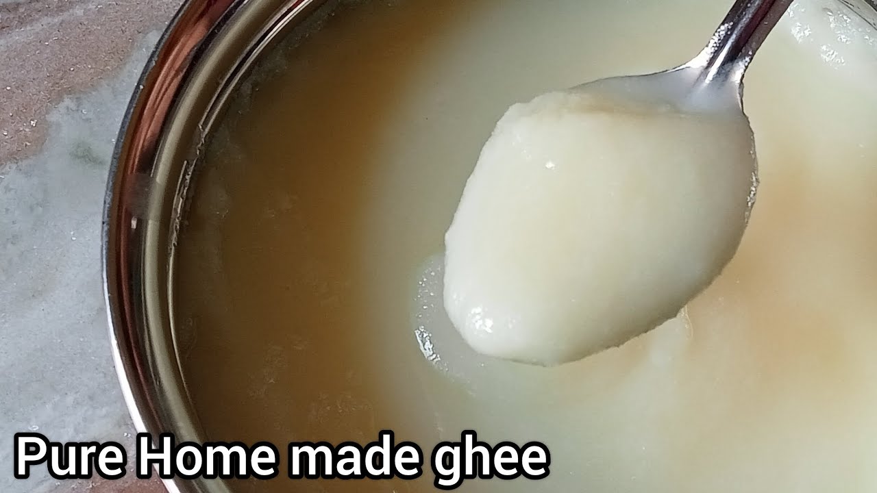 Pure Home made ghee😋 telugu video healthy & tasty home made ghee||ghee preparation in Telugu||
