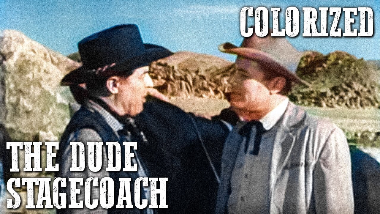 Annie Oakley - The Dude Stagecoach | EP04 | COLORIZED | Cowboy Series