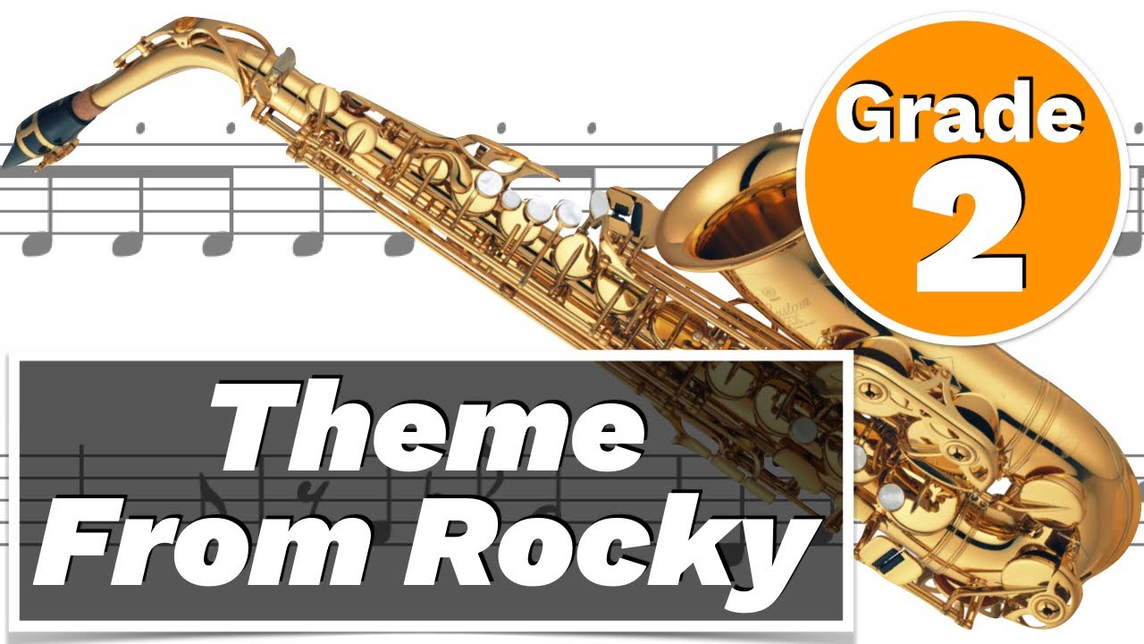 How to Play Gonna Fly Now (Theme from Rocky) on the Alto Sax - Grade 2
