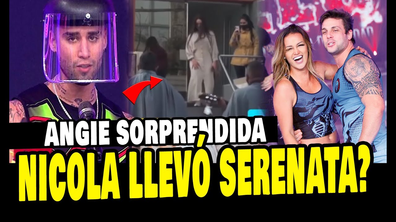 NICOLA PORCELLA LE LLEVÓ SERENATA A ANGIE ARIZAGA POR SU CUMPLEAÑOS?