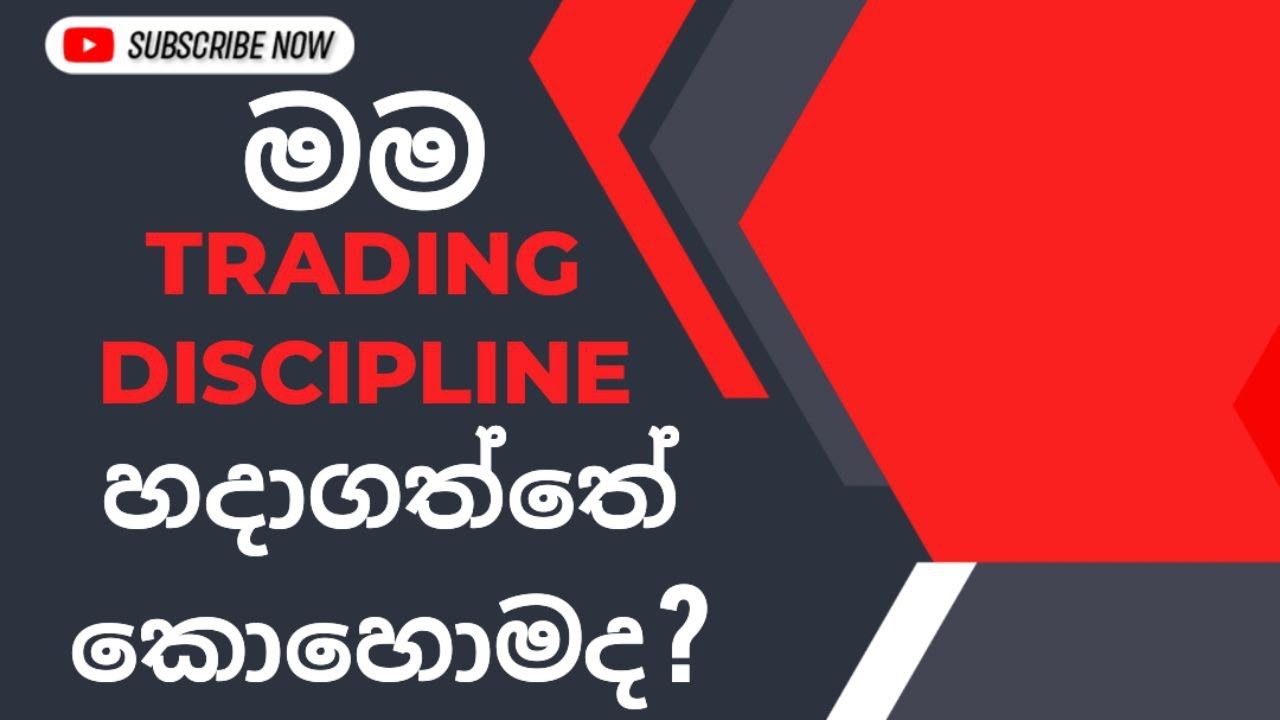 මම කොහොමද TRADING DISCIPLINE හදාගත්තේ | How I Built My Trading Discipline and Became Consistent