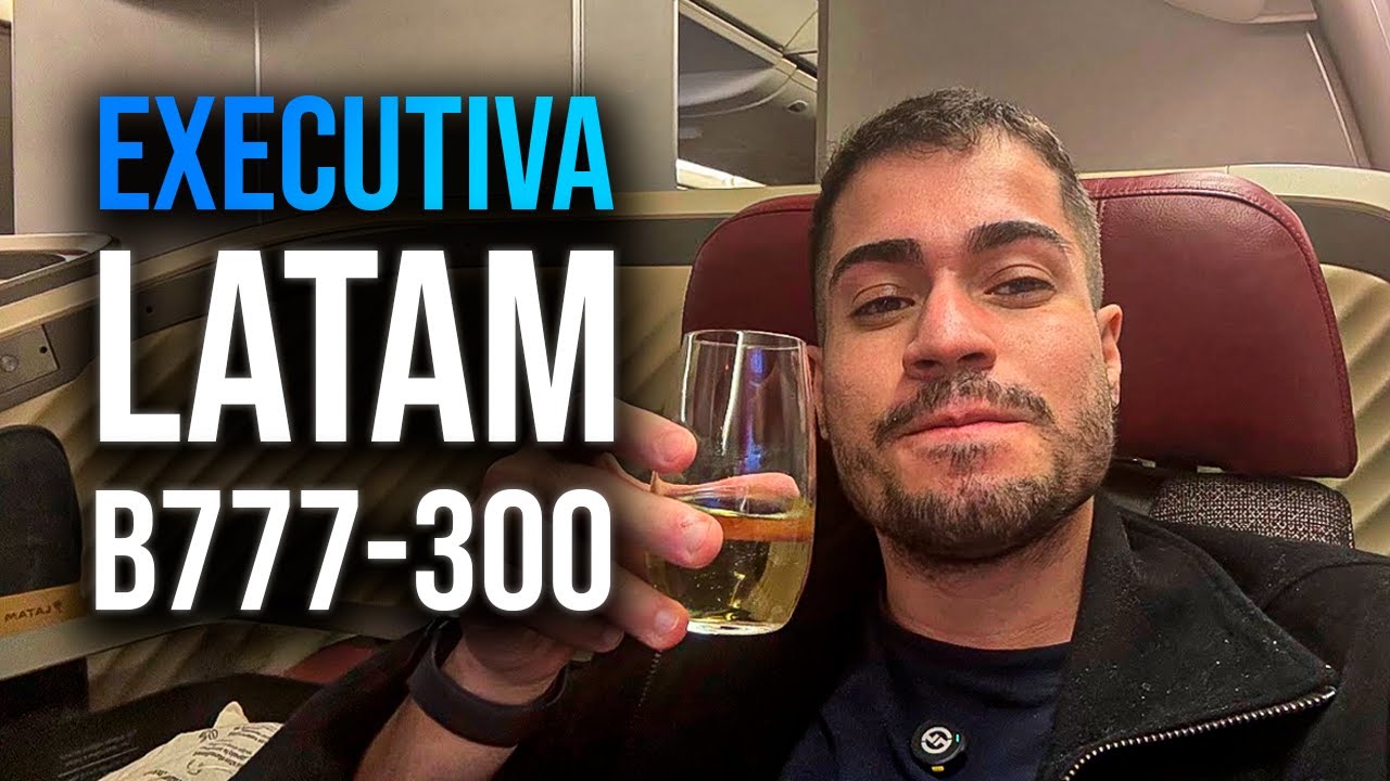 Como &eacute; voar na classe executiva de R$14.000 da Latam no B777-300