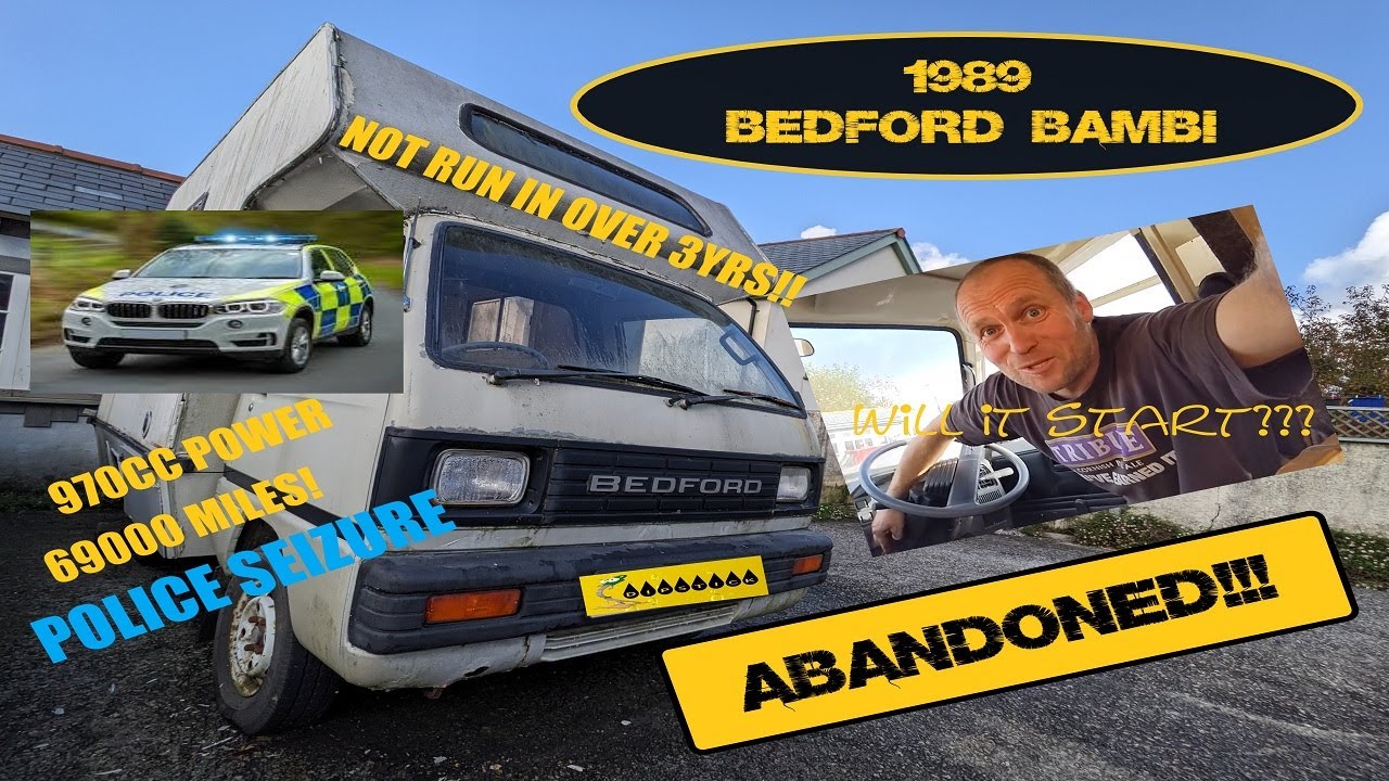 Заведётся ли он? Мой заброшенный кемпер Bedford Bambi #bedford #camper #1980-е