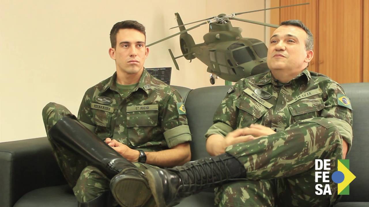 Eu sou militar e meu pai também - Dia dos Pais