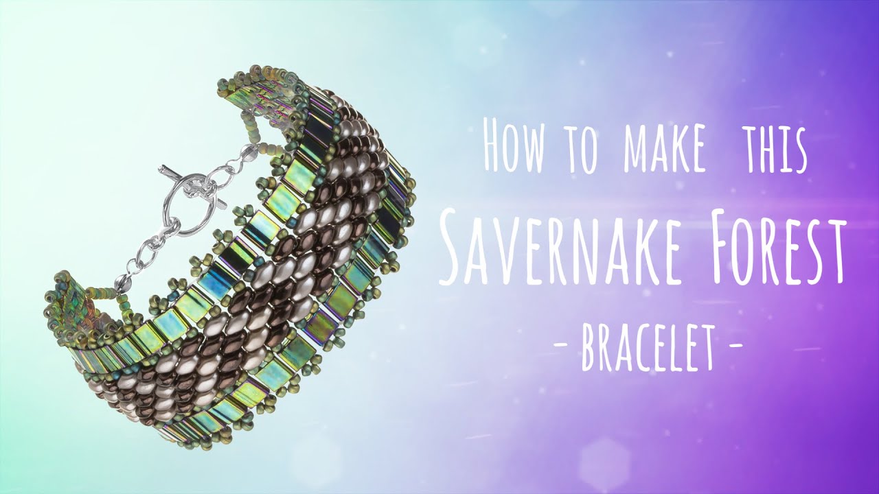 Learn How to make this Savernake Forest Bracelet | Seed Beads
