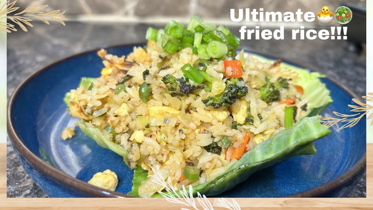 The Ultimate sizzling | vegetable egg fried rice 🍚 🥗🪺✨