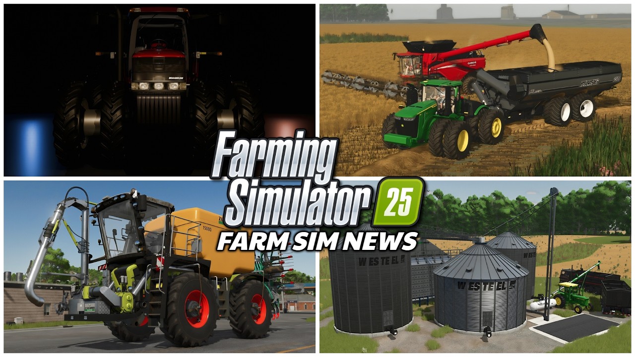 Новости Farm Sim - Патч 1.17, Case MX Magnum, Xerion SaddleTrac и многое другое! | Farming Simula...
