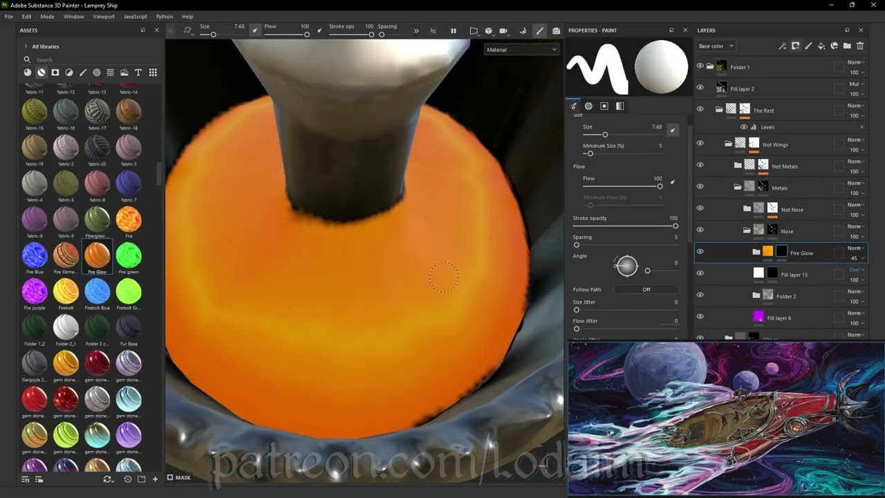 Lamprey Spelljammer Timelapse