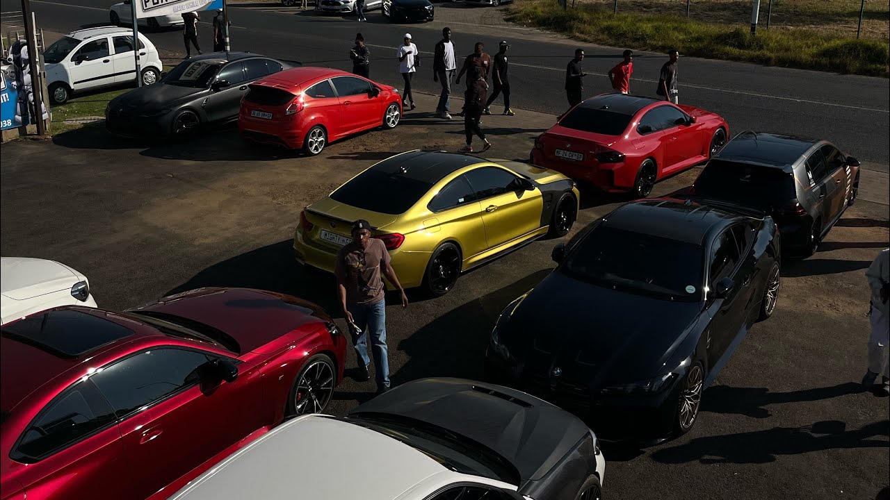 BOKSBURG POP-UP MEET,HUGE BURNOUTS,SPINNING AND LOUD EXHAUST SOUNDS!!!!