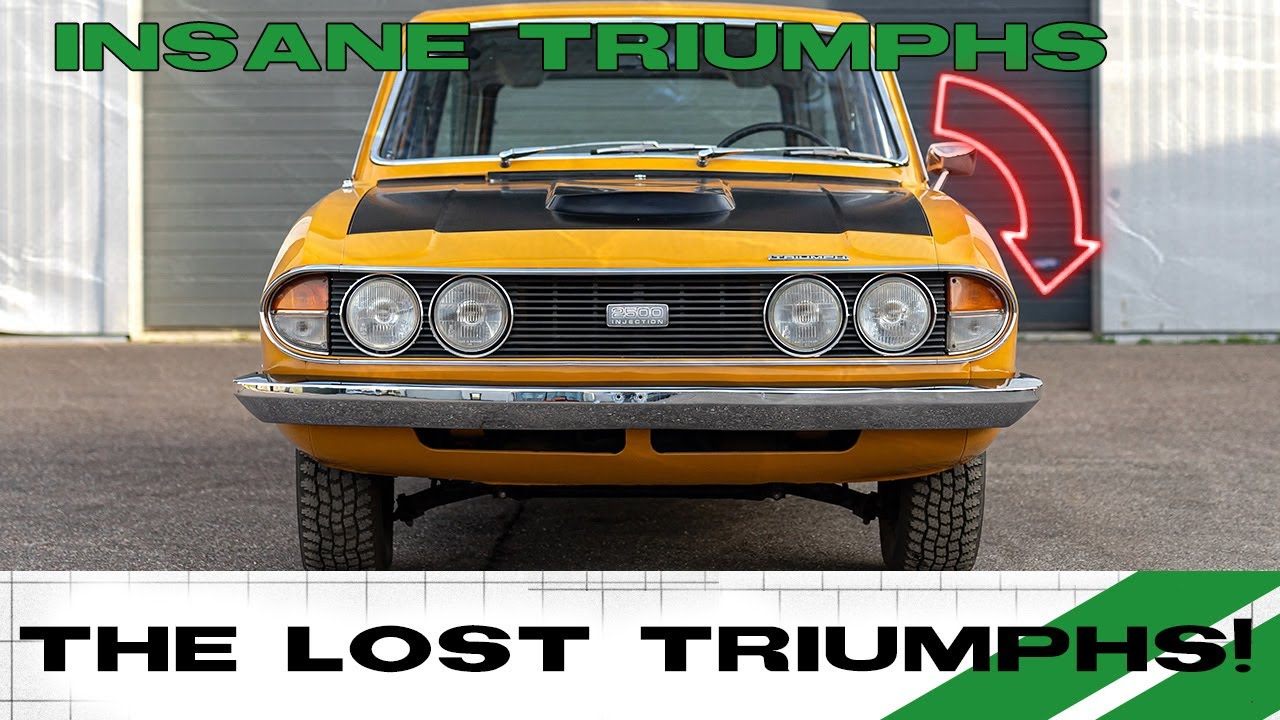 The INCREDIBLE LOST TRIUMPHS - Tickford Stag, 4X4 2500 AND MORE!